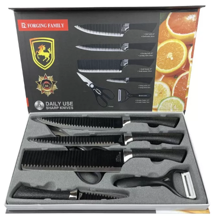 🔪Cuchillos Set x 6 piezas 🧑‍🍳