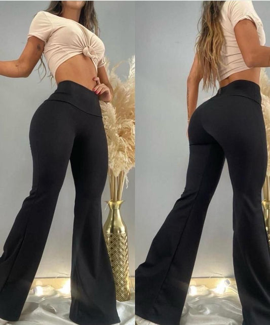 PANTALÓN LYCRA BELLAFIT 🍑 BOTACAMPANA 💫