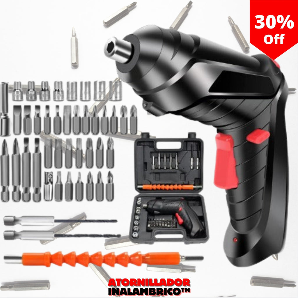 Kit Destornillador Eléctrico con 47 Piezas 🛠️🔋