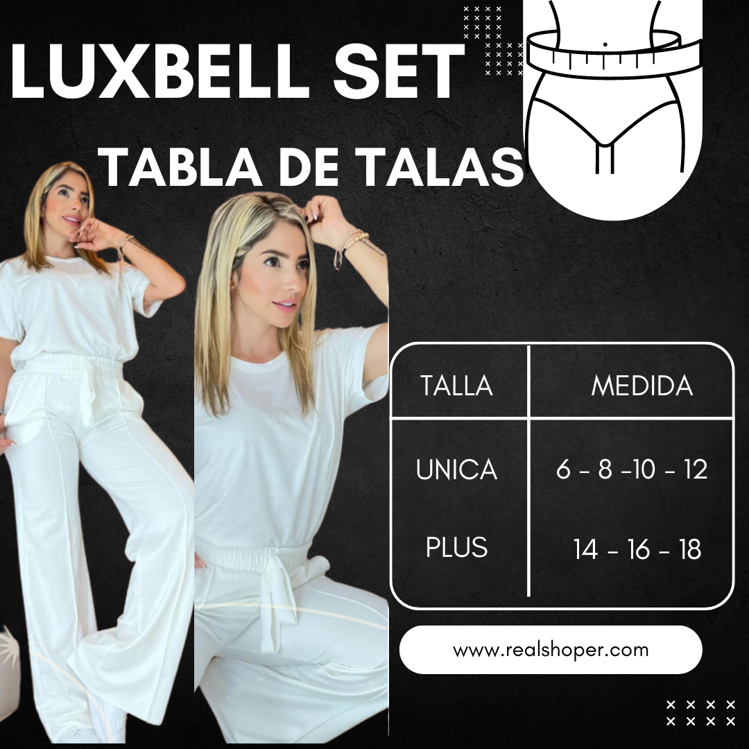 LUXBELL SET TIPO  CAMPANA 💃